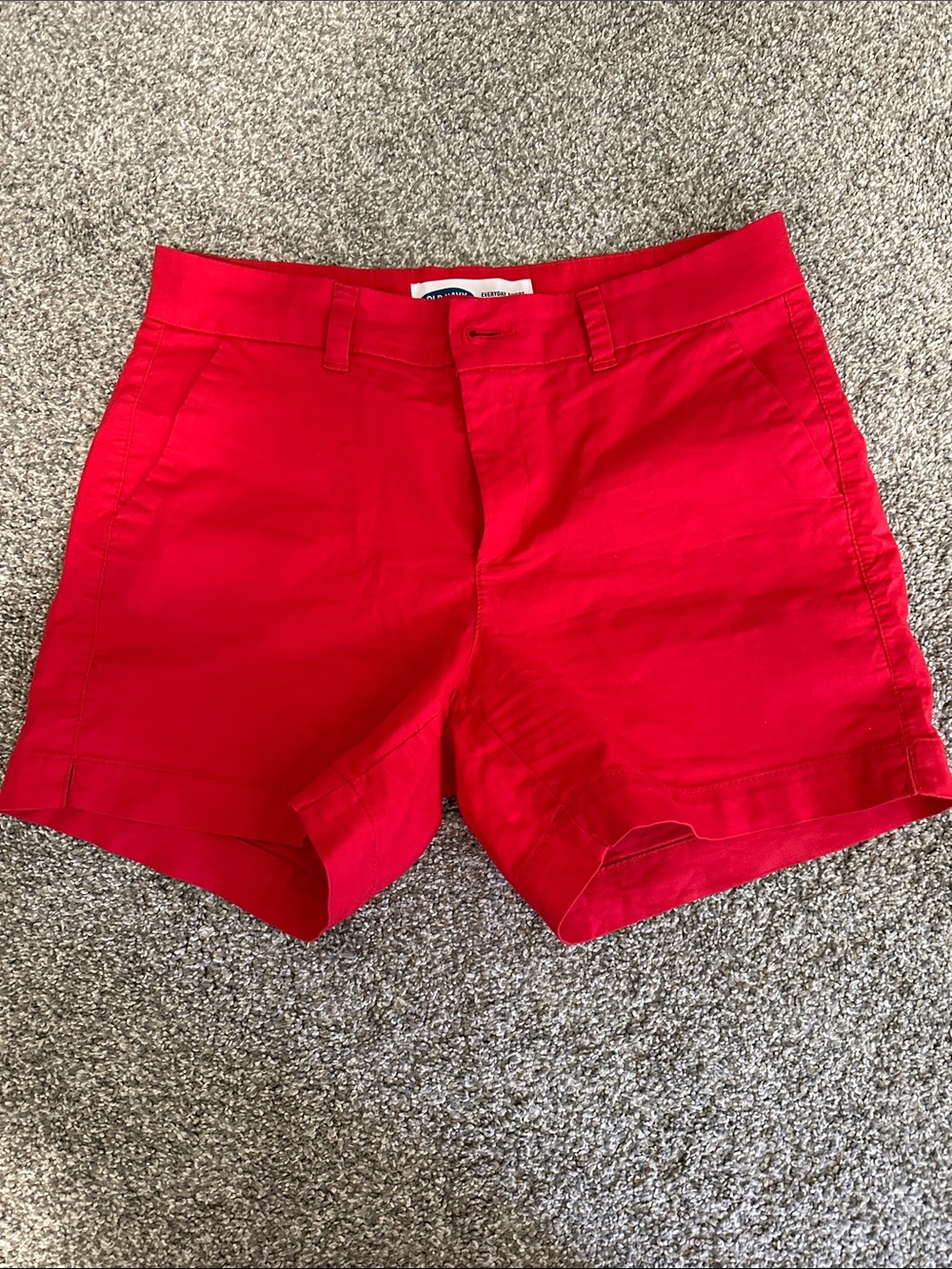 Old Navy Bright Red Midlength Shorts